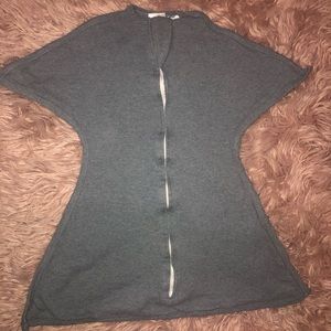 Zipadee-Zip organic cotton heather grey sleep sack